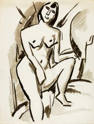 Standing Female Nude