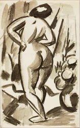 Standing Female Nude