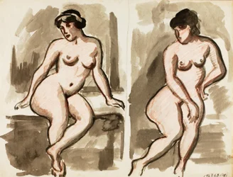 Two Female Nudes
