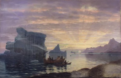 Midnight Mood at the Greenland Coast