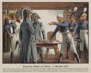 Field Marshal Blucher Surrendering to the French at Katekau, 7 November 1806