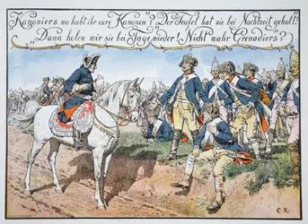 On the morning after the attack at Hochkirch