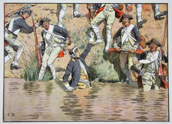 Prince Henry at the Battle of Prague, 6 May 1757