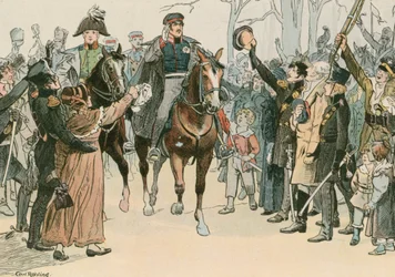 Frederick William III, King of Prussia, addressing the public in Wroclaw in March 1813