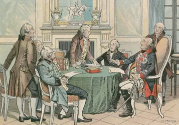 Frederick William II, King of Prussia at a Consultation on the Prussian General Civil Code