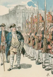 Friedrich Wilhelm I (1657-1713) with the Lange Kerls