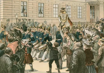 Wilhelm I, King of Prussia and first German Emperor (1797-1888) at the 