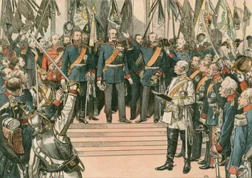 Wilhelm I, King of Prussia and First German Emperor, Recognised as the Kaiser of the Newly United German Empire at the Treaty of Versailles