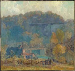The Cliff at Morning, Ozarks