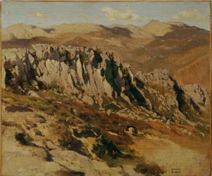 Rocky Landscape near Olevano
