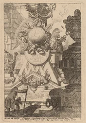 Fantasy of an Antique Trophy to Augustus
