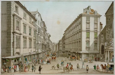 The Kohlmarkt in Vienna