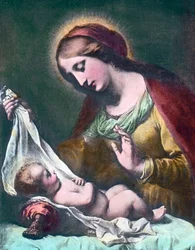 Madonna and Child, circa 1900. Carl Simon Archive