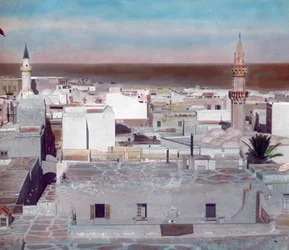 City View of Fez, Northern Morocco, circa 1910. Carl Simon Archive