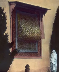Window of harem, image date: circa 1910, Carl Simon Archive