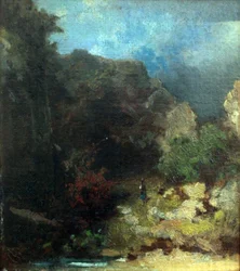 Landscape with Female Figure
