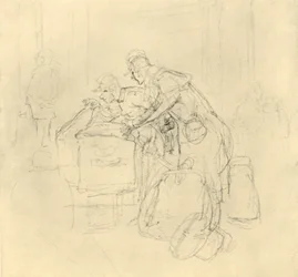 Customs Inspection II, mid-late 19th century, c1924