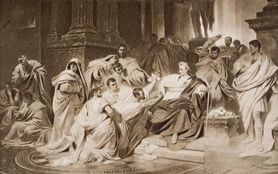 The Murder of Caesar, illustration from 