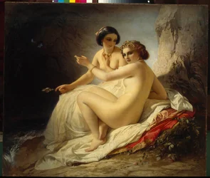 Two Girls in a Grotto