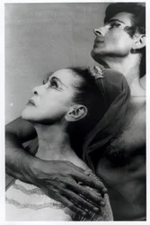 Martha Graham (1894-1991) and Bertram Ross (1920-2003) in 