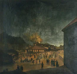 National celebration at Bærum Jernverk (iron factory) at Midsummer