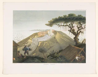 Mount Gede in West Java (Atlas to the work Java)