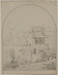 View from My Window in Rome, c. 1817