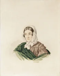 Portrait of Tatiana Petrovna Lvova, née Poltoratskaya, 1789-1848, 1830s