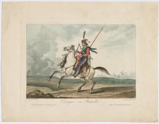 Cossack at the Battle, 1815