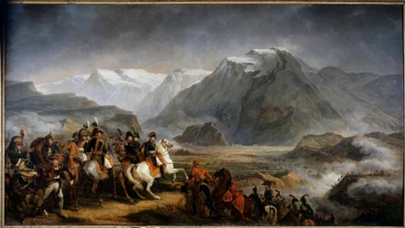 General Napoleon Bonaparte at the Battle of Rivoli
