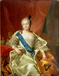 Portrait of Empress Elisabeth Petrovna, 1760