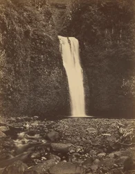 Lower Multnomah Falls, Columbia River, 1867