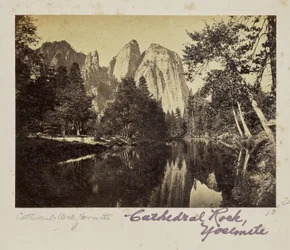 Cathedral Rocks, 2600 feet, Yosemite Valley, Mariposa County, California (no. 1008)