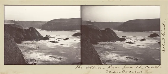 The Albion River from the Coast, Mendocino