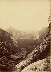 The Domes from the Foot of the Upper Yosemite