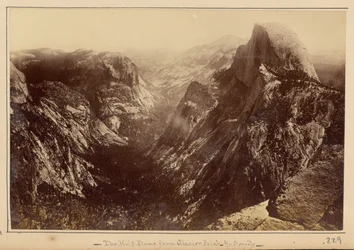 The Half Dome from Glacier Point, Yosemite