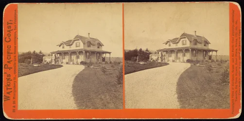 Unidentified residence, probably in California