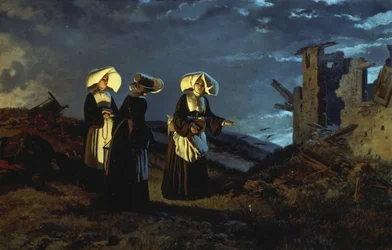 Evening after battle of Sedan