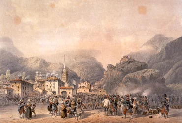 French camp at Susa in 1859
