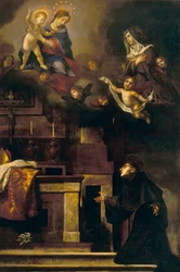 St. Louis of Toulouse and the Virgin