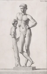 Statue of Mercury, 1734