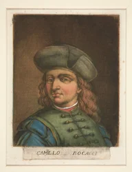 Camillo Bocacci, from Ritratti di pittori (Portraits of Painters)