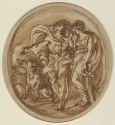 Pluto Bringing Proserpine to the Gates of Hell