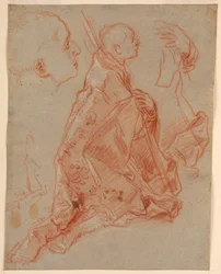 Study of a Young Bishop in Adoration