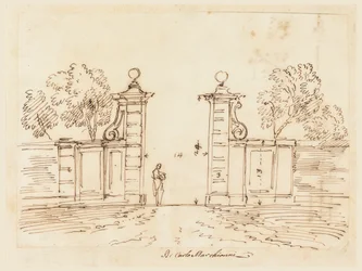 Design for a Gate of a Villa