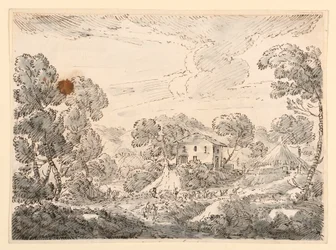 A Peasant’s Dwelling in Woody Country, 1750-1770
