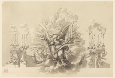 Design for a ceremonial decoration, ca. 1760