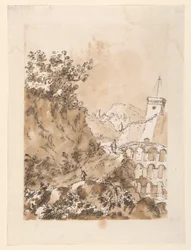Landscape with Mountain Town, 1760–80