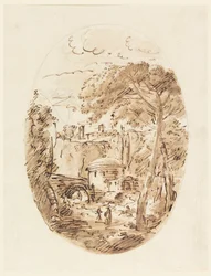 Landscape with Rider and Bridge, 1750–1786