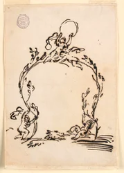 Sketch of a Cartouche, 1760–80